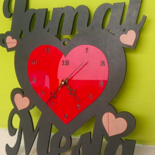Name Clock Heart