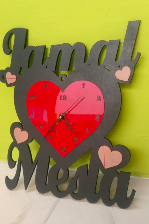 Name Clock Heart