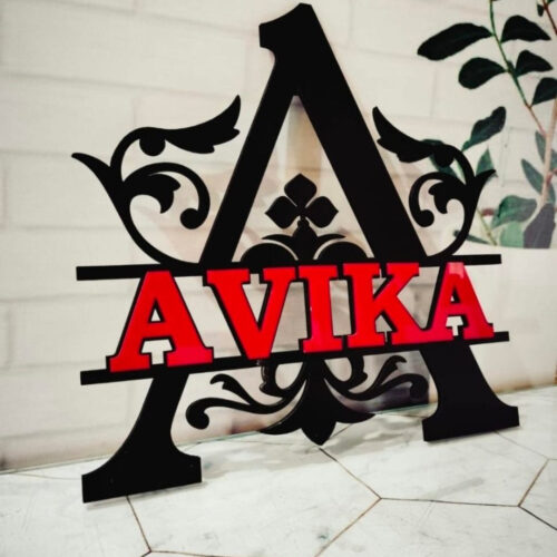 MDF with ACRYLIC  Alphabet Stand