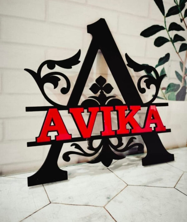 MDF with ACRYLIC  Alphabet Stand