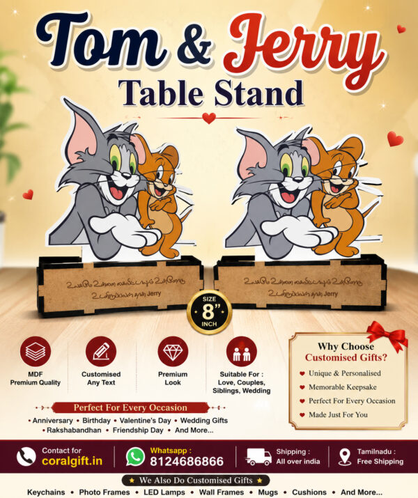 tom Tom & Jerry Table Standy